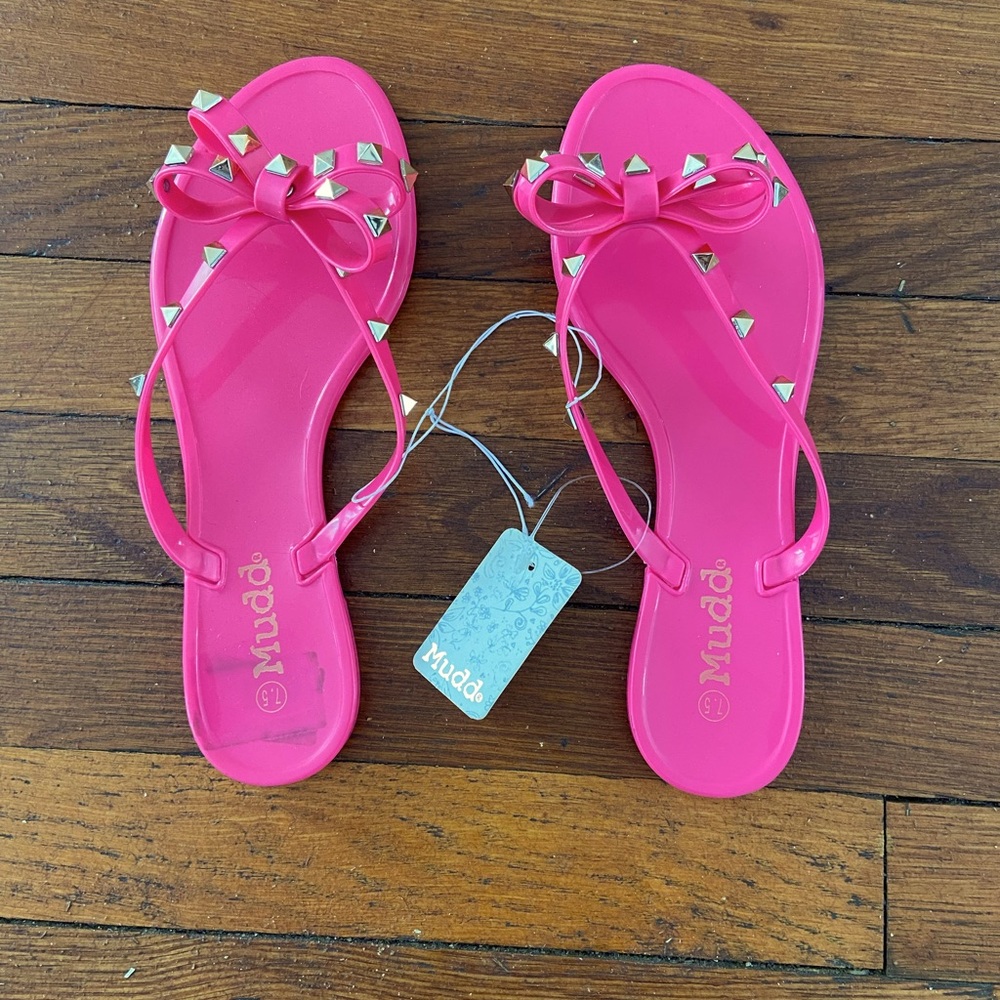 Jelly flip flops 💕🎀💕